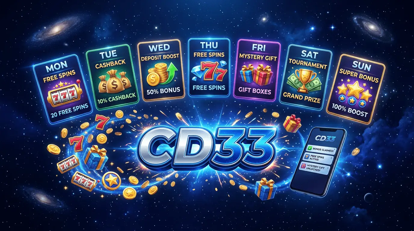 CD33 Bangladesh daily bonus casino - free spins, cashback, deposit boosts, and daily rewards on TAKA Alliance network