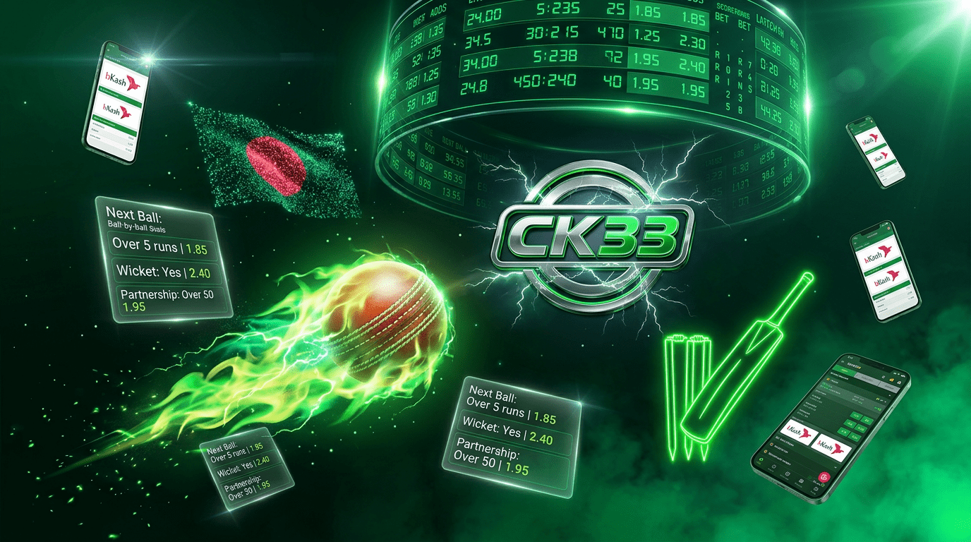 CK33 cricket betting review Bangladesh - Bangladeshi bettor watching IPL match and placing live ball-by-ball bets on mobile