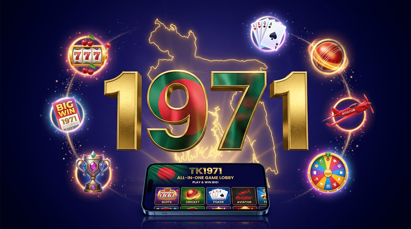 TK1971 all-in-one Bangladesh gaming platform 1971 independence heritage casino sports poker Aviator seven categories