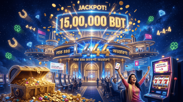 L444 jackpot casino Bangladesh progressive slots 15 lakh BDT big win