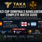 Bangladesh football supporters preparing to watch the 2026 World Cup semifinals at night