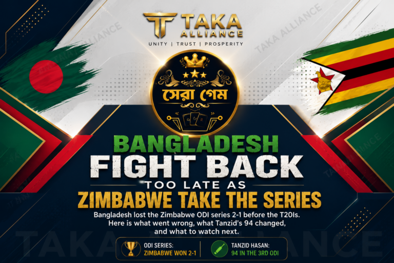 Bangladesh vs Zimbabwe cricket supporters watching the series